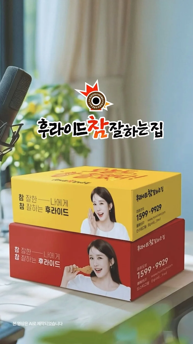 [후라이드참잘하는집] [댓글 이벤트] 후참잘 AI 공모전 수상작 보고 치킨 먹자! 행사 이미지